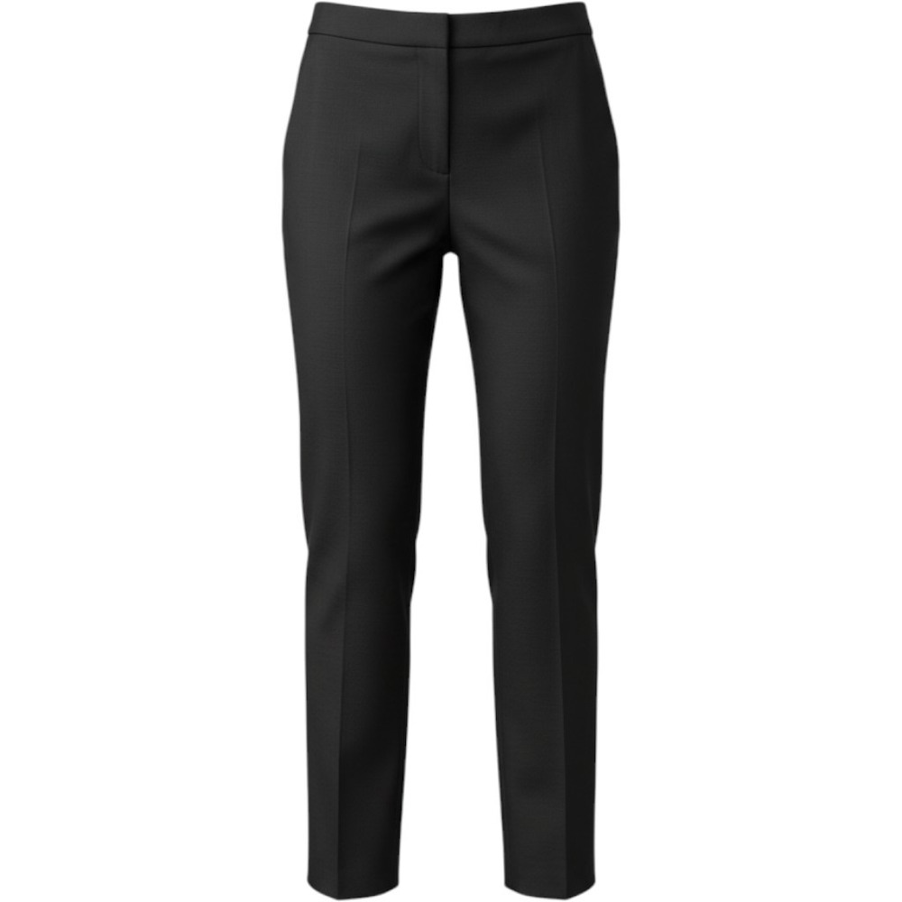 Talbots Women Black Stretch Dress Pants Straight Leg Size 12 Professional Work